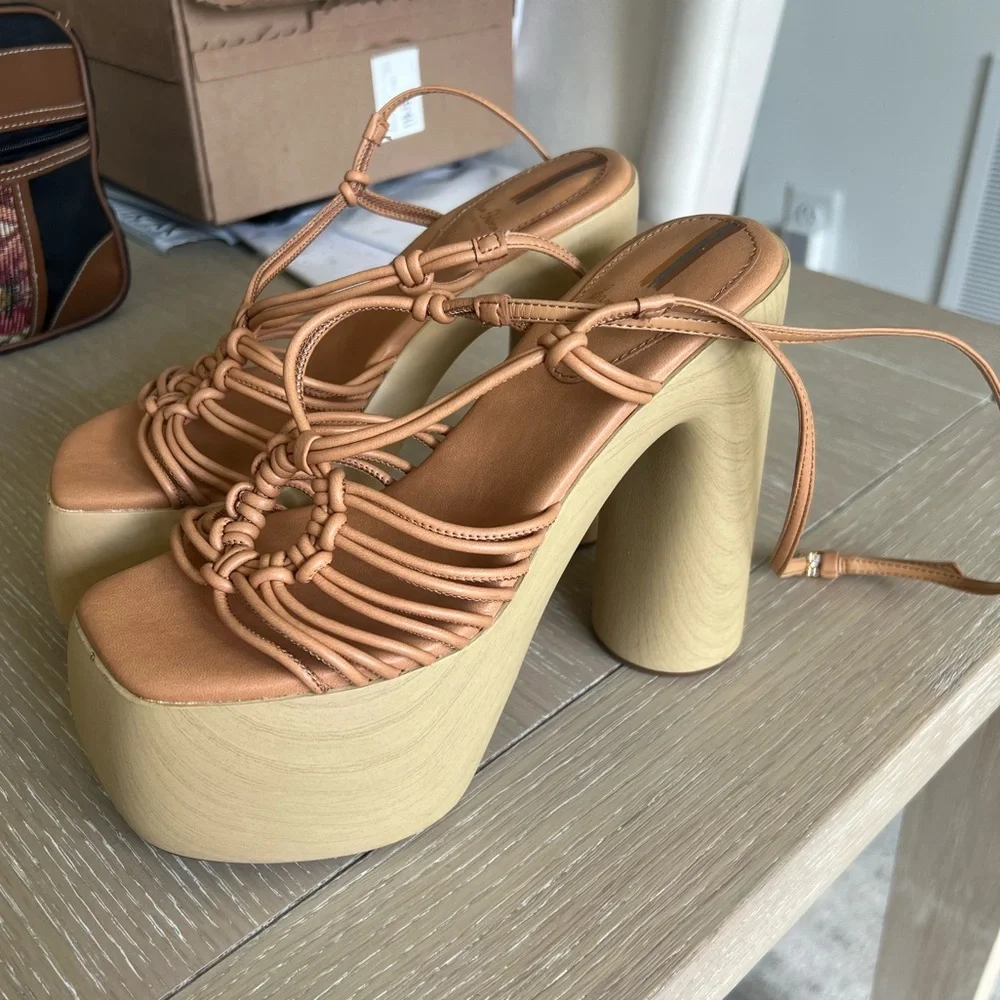 Sam Edelman Chunky strap up heels - Picture 5 of 12